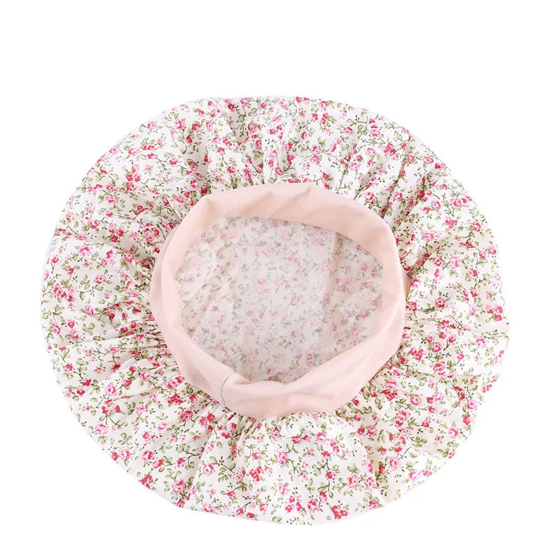 Kids Bonnet Night Sleep  Elastic Baby Girls Wide Turban Beanie Hat Bandanas Headbands Hair Head Bands Wrap Accessories