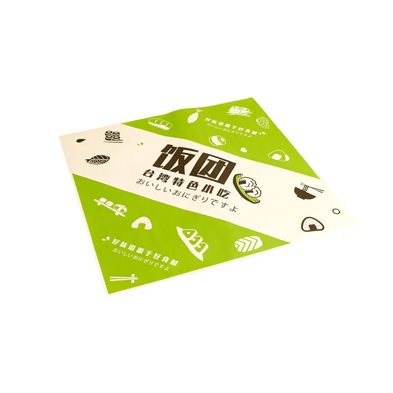 Hot Sale Sandwich wrapping paper oil-absorbent anti-oil rice balls hamburger paper baking food grade paper