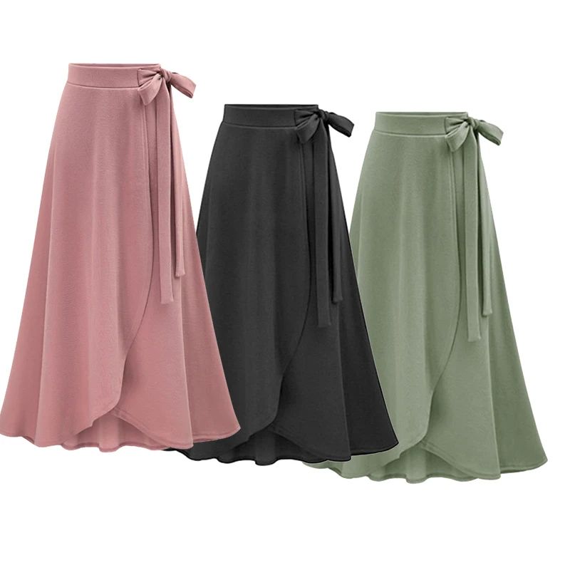 Wholesale Summer Ladies Plus Size Dress Elegant Skirt Maxi Long Straight For Womens Cheap Skirts Casual Plus Size Womens Skirts