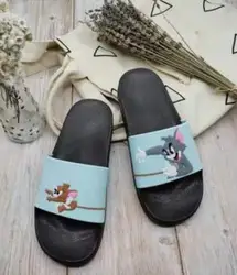 2020 quality soft pvc cat mouse women men slides sandals flat ladies shoes beach summer open toe slippers