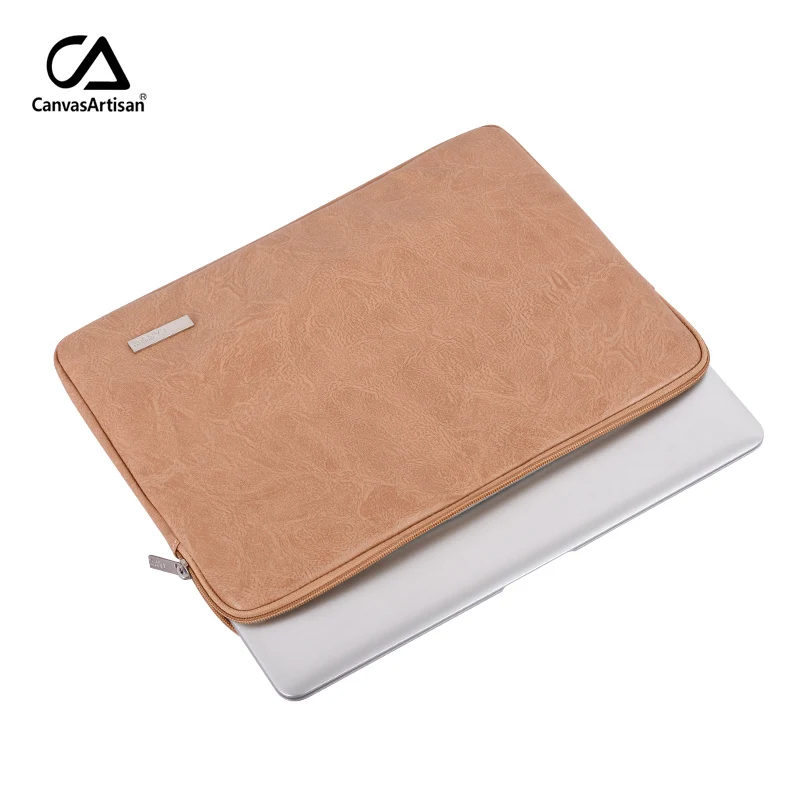 In Stock PU Slim Waterproof Notebook Bag Laptop Sleeve For Microsoft