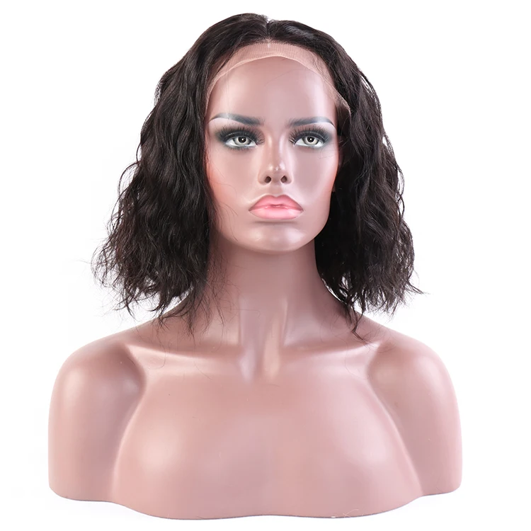 Aosun Bob Lace Front Short Curly Wig For Black Women, Brown Short Bob Lace Wig, Short Pixie Cut Bob Wigs 100% Human Hair