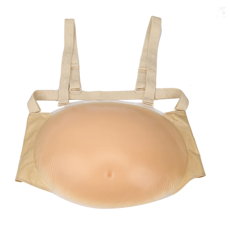 Huge Realistic False Pregnant Tummy Cotton Filler High Simulation Artificial Fake Silicone Pregnant Belly For crossdresser