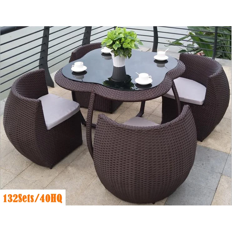 Save place fashion rattan chair set wicker outdoor furniture  garden chair set