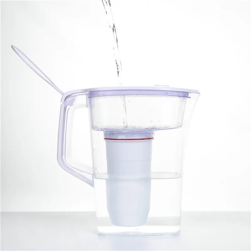 China Factory 0 TDS 5-Stage Filtration System Water Filter Pitcher with Water Quality Meter