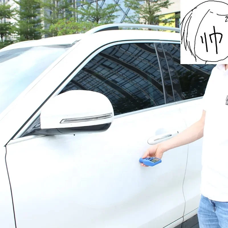 high quality blue gauges meter tester coating check 0-1500um digital Auto car paint thickness gauge