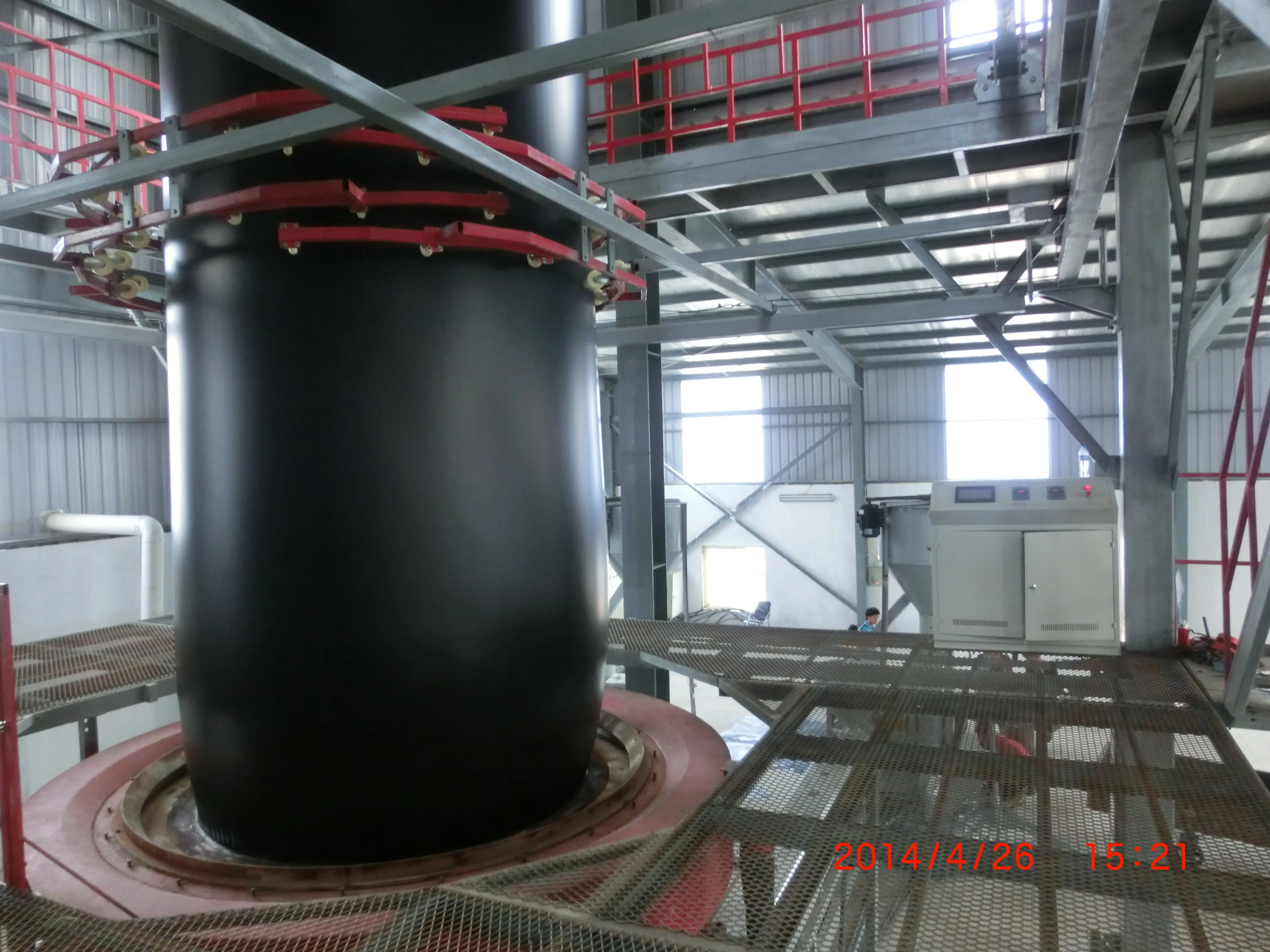 Two Layers Co-extrusion Hdpe Pavement Geomembrane Production Line Film Blowing Machine Plastic Extruder