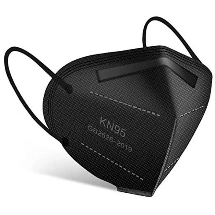 Disposable 5 layers Kn95 Facemask White color respirator  Non-Woven Fabric Melt-Blown  duckbill face mask