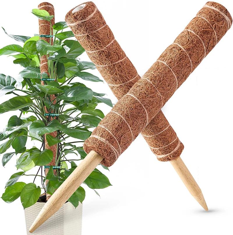 High Quality Coir Totem Pole Coco Sticks Garden Plant Support Stakes Moss Pole For Potted Plants