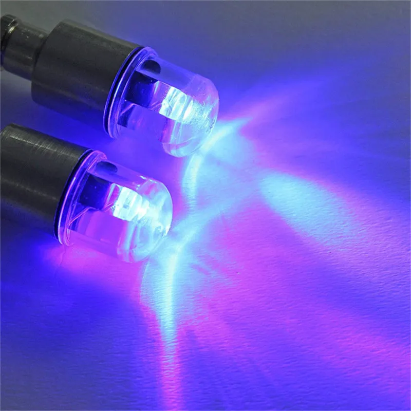 Firefly Spoke LED Wheel Valve Stem Cover Tire Motion Neon Light Lamp For Bike Bicycle Car Motorcycle