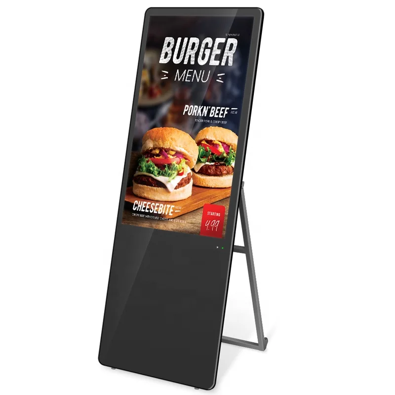 Refee 43 дюймов android цифровой плакат ЖК-монитор с сенсорным экраном портативный дисплей рекламы игроков digital Signage и дисплеи