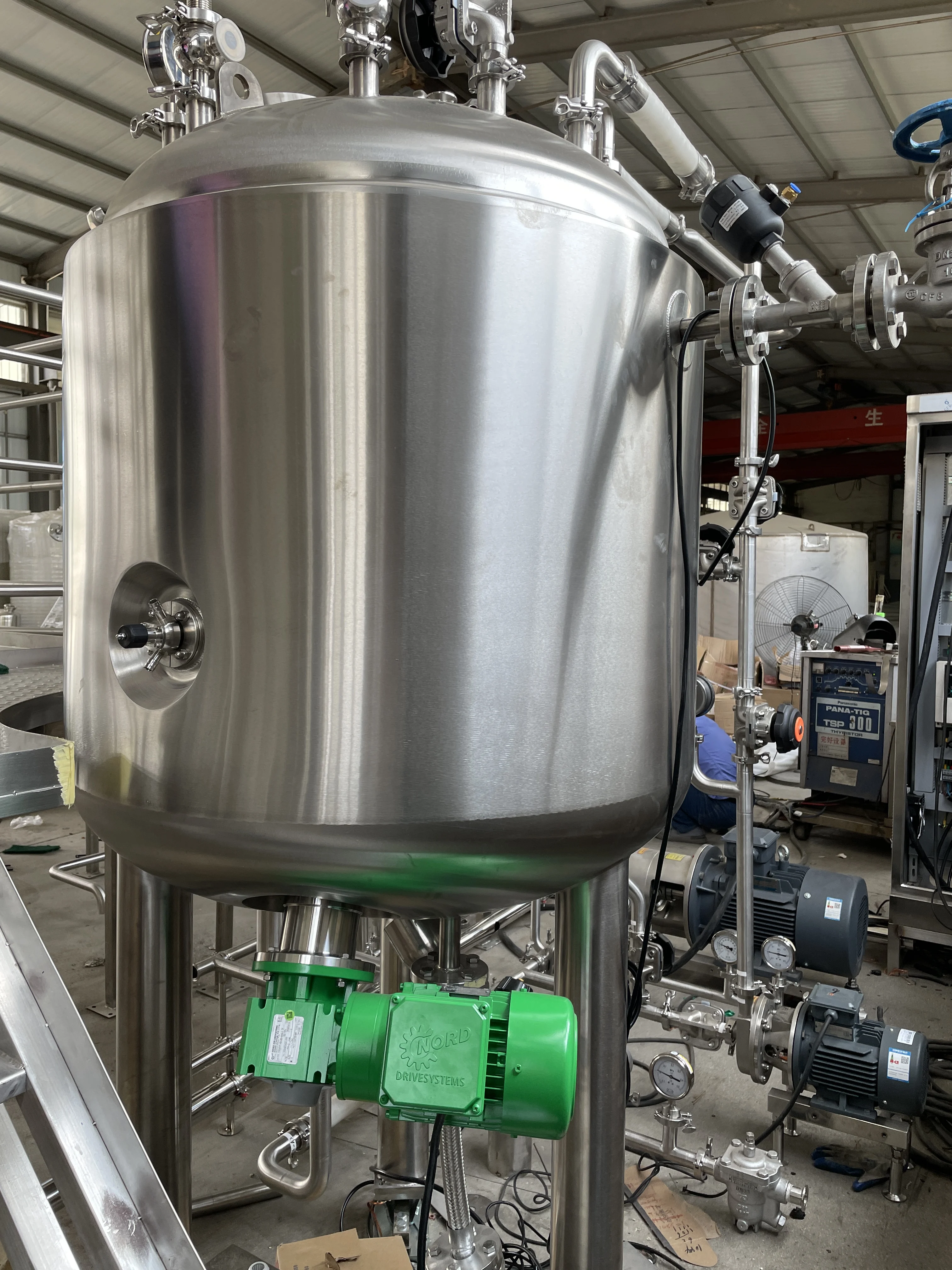 Stainless Steel Wfi Ro Vessel Jacketed Holding Reverse Osmosi Treatment Tank Pure Water Jacket Storage Tank