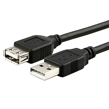 USB 2.0  A Male to Female  Extension Cable USB Extender Charge USB with Magnetic Ring