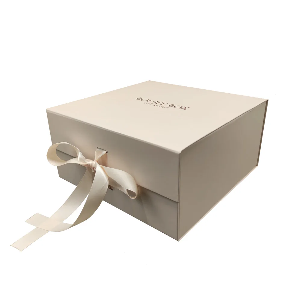 Wholesale custom boxes with logo packaging Gift Flip Box Dresses Packaging Magnetic Folding Dresses Box With Ribbon