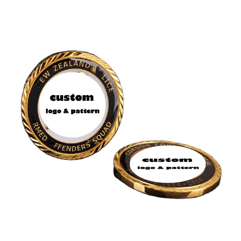 Coin Souvenir Supplies Custom Made 3D Zinc Alloy Metal Enamel Gold Silver Metal Collectables Coins Custom Challenge Coin