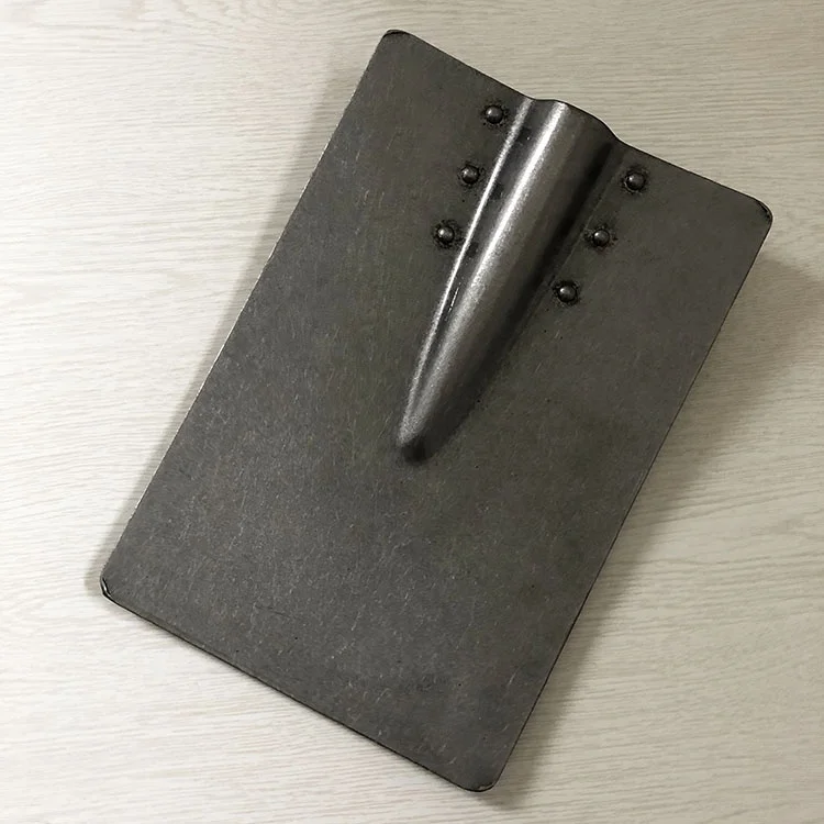 Hot selling pure steel natural color anisotropic steel spade