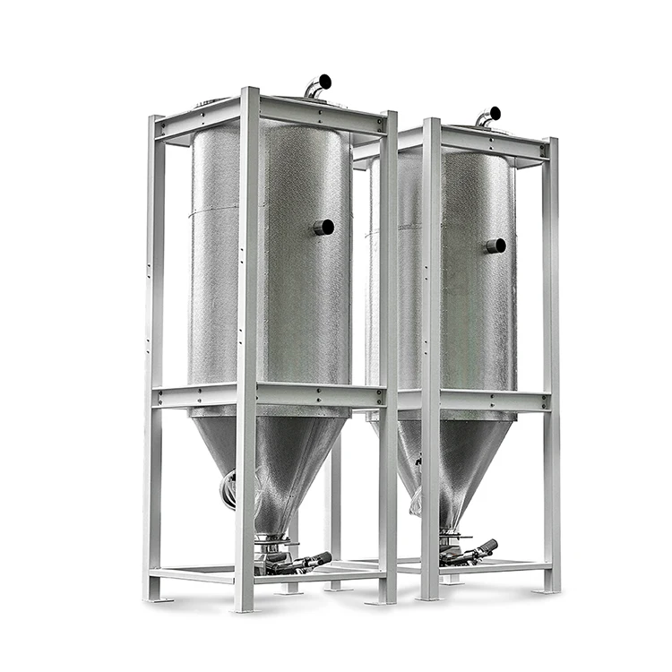 Large Capacity 304 Stainless Steel Material Dryer Hopper For High Moisture Plastics