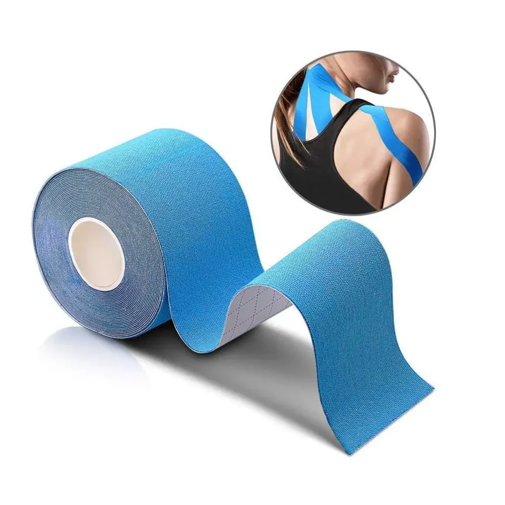 OEM Accepted Waterproof Cotton Elastic Sports Kinesiology Muscle Tape Cure Wholesale