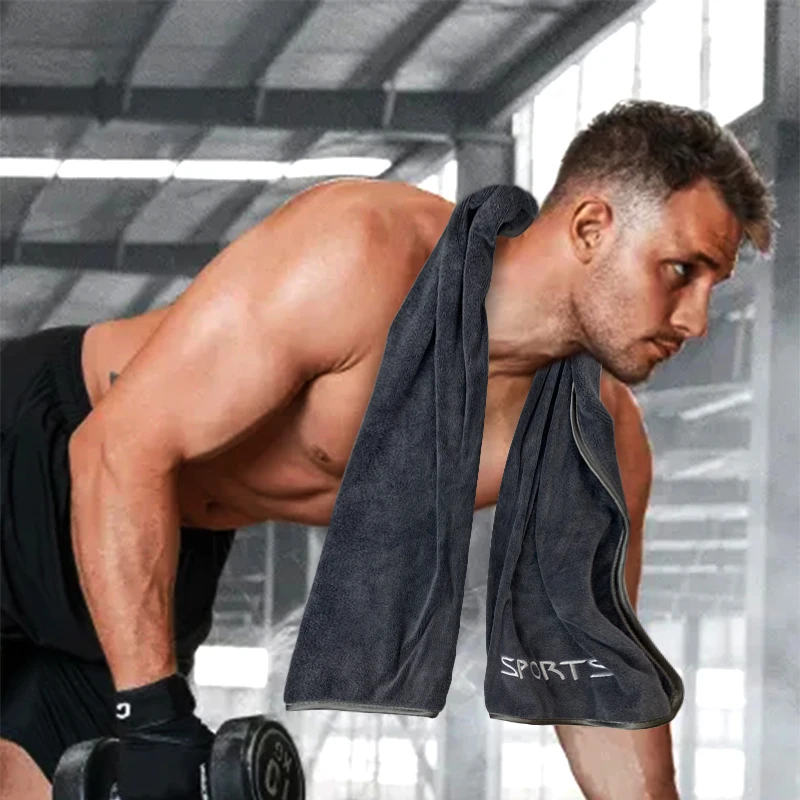 Portable Gym Towel Light Weight Soft Sports Sweat Towels for Gym Microfibre Quick Dry Sports