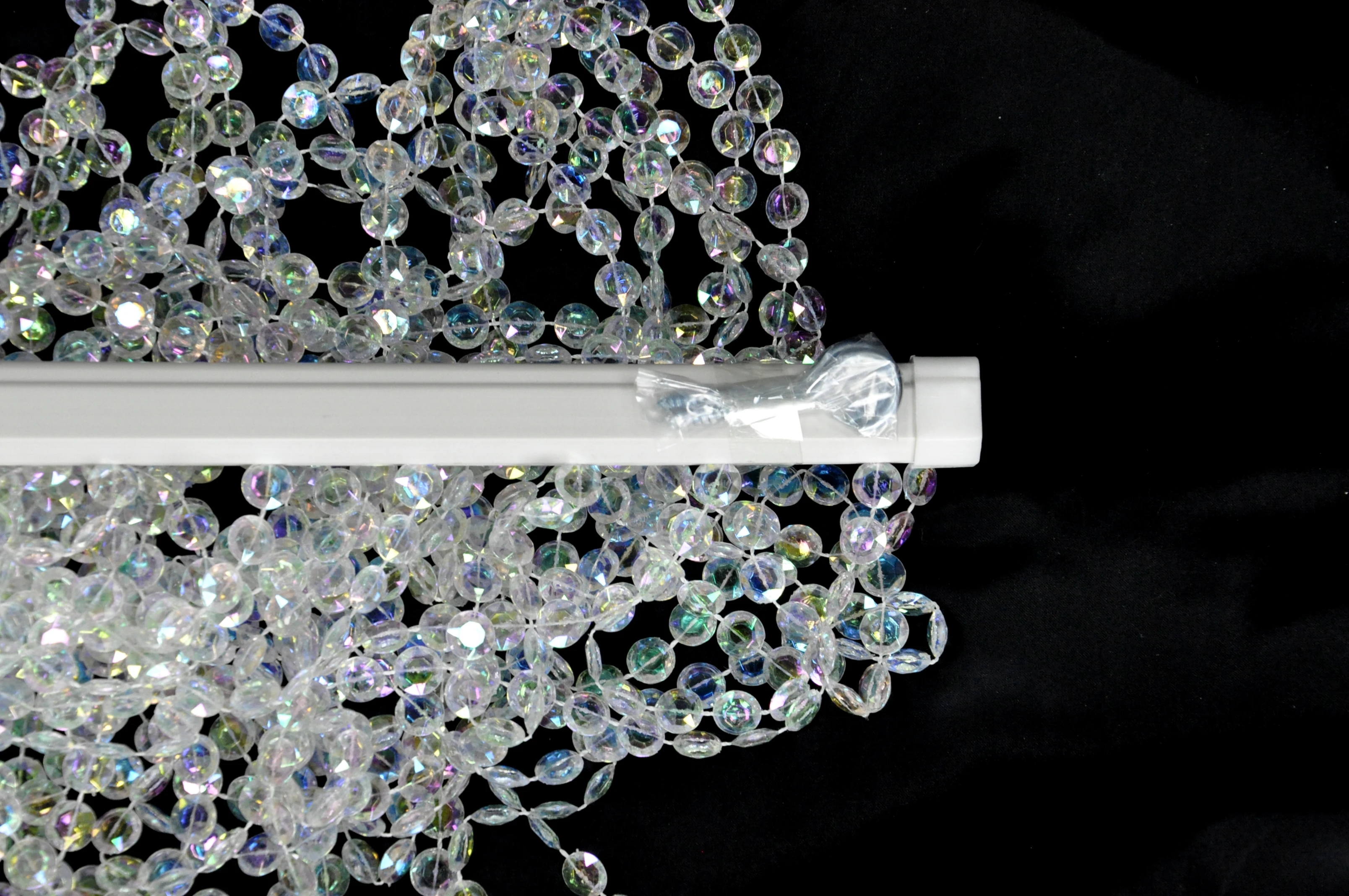 Plastic circle bead curtain wedding backdrop curtains