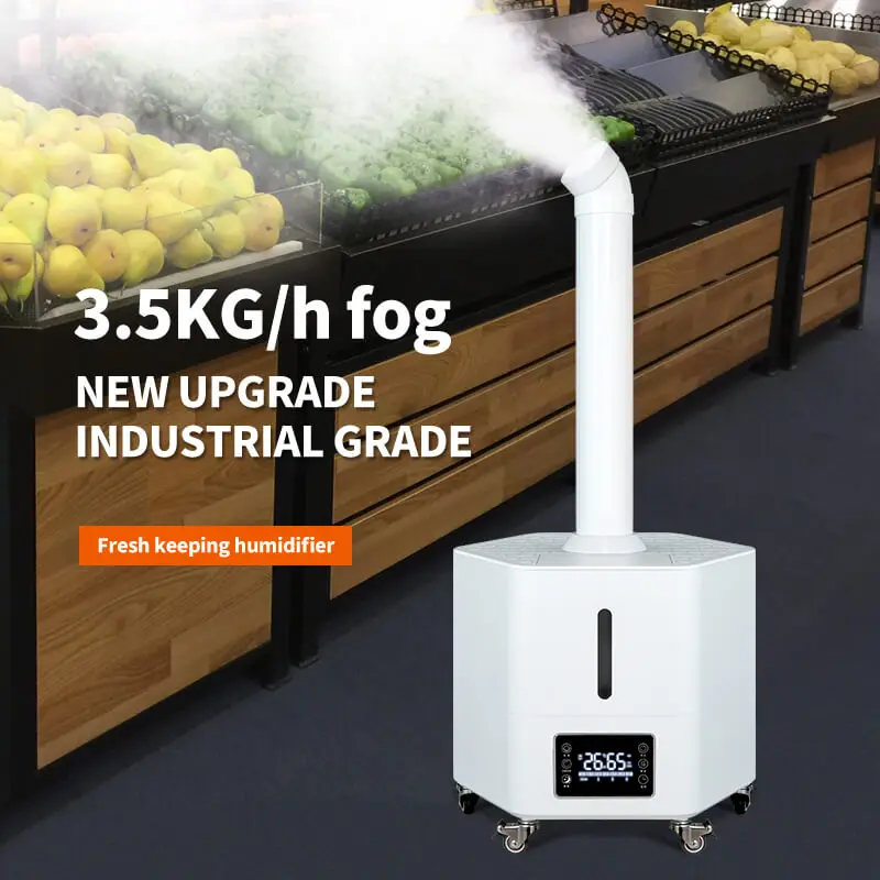22L 3.5kgl/H Sprayer Atomization Industrial Ultrasonic Air Disinfection Sterilizer Fogging Machine Large Mist Home Humidifier