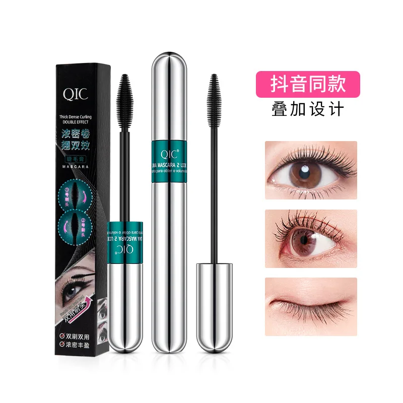 Factory price Double Effect Eyelash Primer 9g Volumizing Lengthening Non-Smudging 2-in-1 Waterproof Mascara
