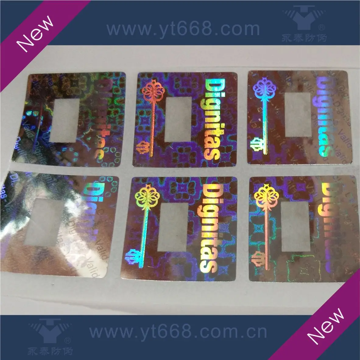 Custom Unique QR Code Hologram Sticker