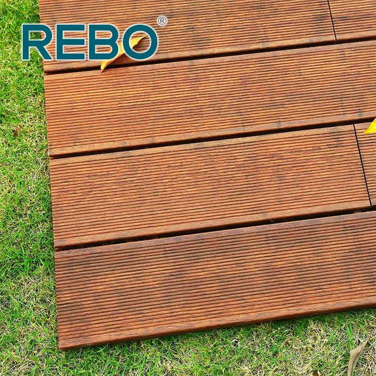 Cheap balcony waterproof outdoor bamboo floor covering