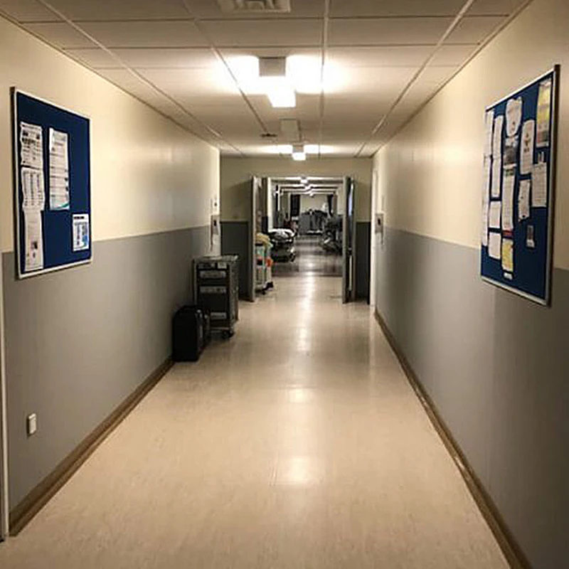 Interior Wall Panels Hard Board Security Fireproofing PVC Design for Hospital Bedroom