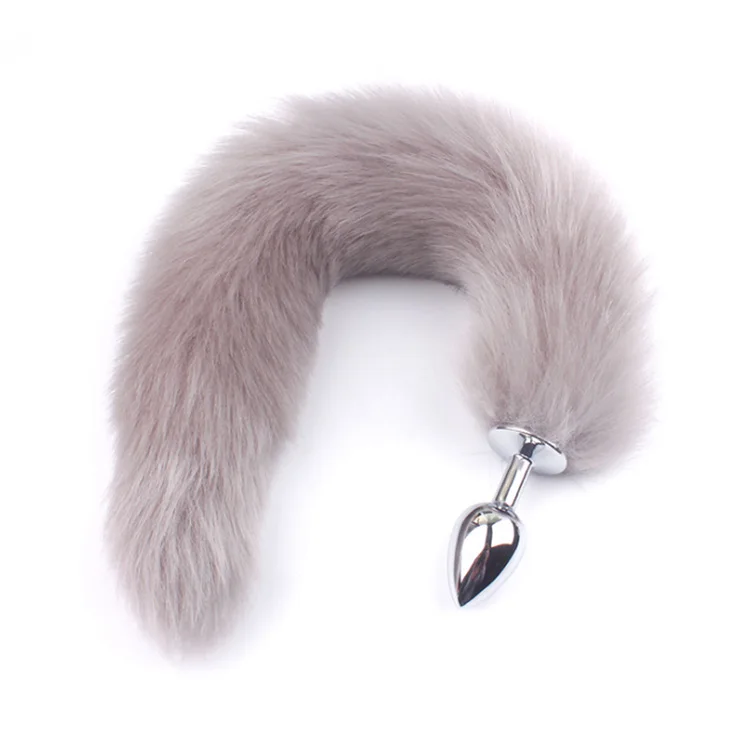 Производитель прямой хорошая цена искусственный Лисий хвост Лисохвост Анальный Анальная пробка