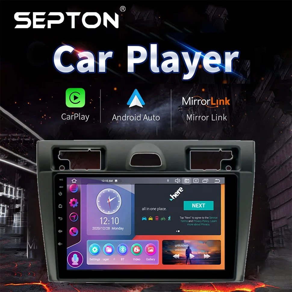 Автомобильный DVD-плеер для Ford Fiesta Mk VI 5 Mk5 2002 - 2008 Автоэлектроника GPS FM 4G Carplay автомобильное радио стерео плеер