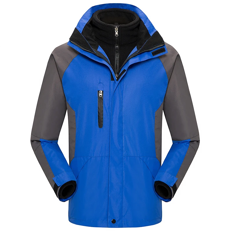 
Wholesale New Design Custom Long Sleeve Winter Outdoor Mountain Rain Jackets with Windproof and Waterproof 