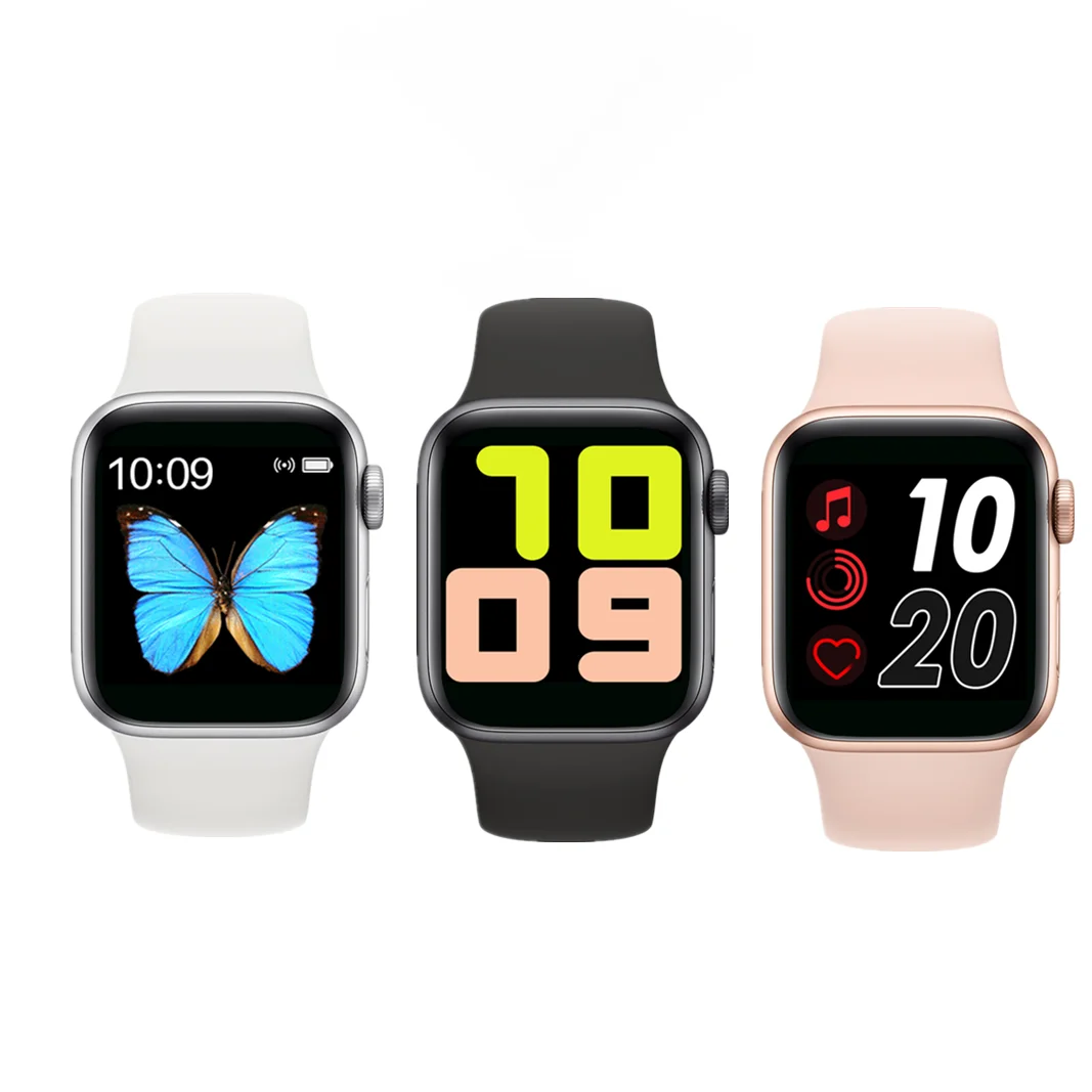 
2021 IWO 12 13 Watch Series 5 T500 Smart Watch BT Call Music Player 44MM For IOS Android Heart Rate Smartwatch 