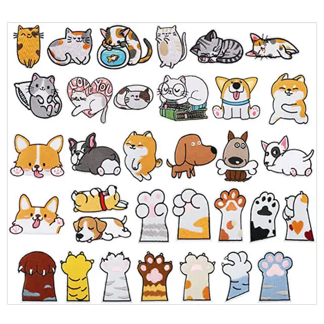 Wholesale custom high quality custom logo patterns letters patches wonderful funny patches design logo promotion gift patches