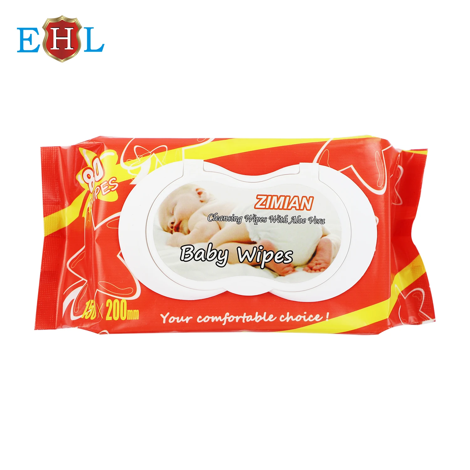 Hot sale ISO 9001 Certificated High Quality Nonwoven Hypoallergenic Sensitive Pure Baby Wipes