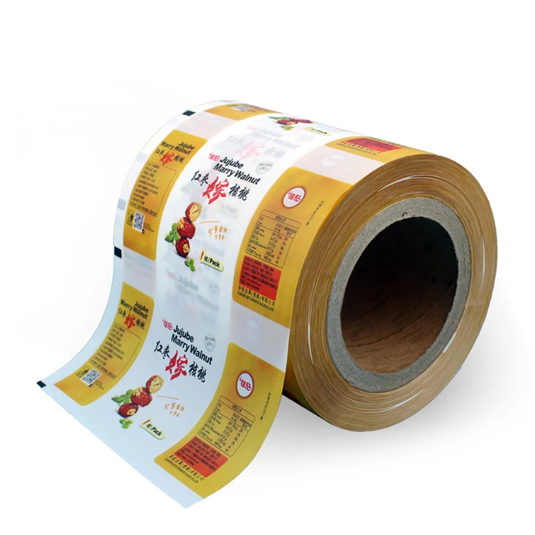 Customized Printing Food Packaging Laminated OPP Film Roll Plastic Film Rolls Packaging Films