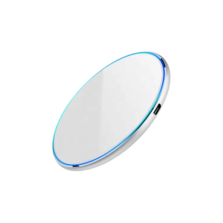 
mobile pocket round charger-qi wireless charger 