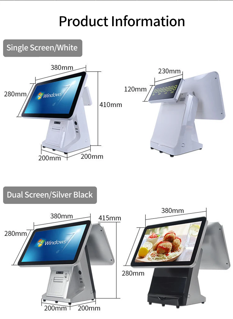 All In One New style Pos Machine System Cash Register Sale Caja Registradora