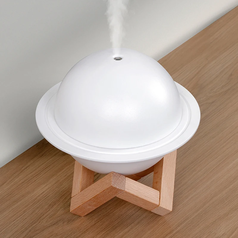 Portable travel round colorful 300ml night light mini usb ultrasonic planet Wet Aroma Essential Oil Diffuser air humidifier