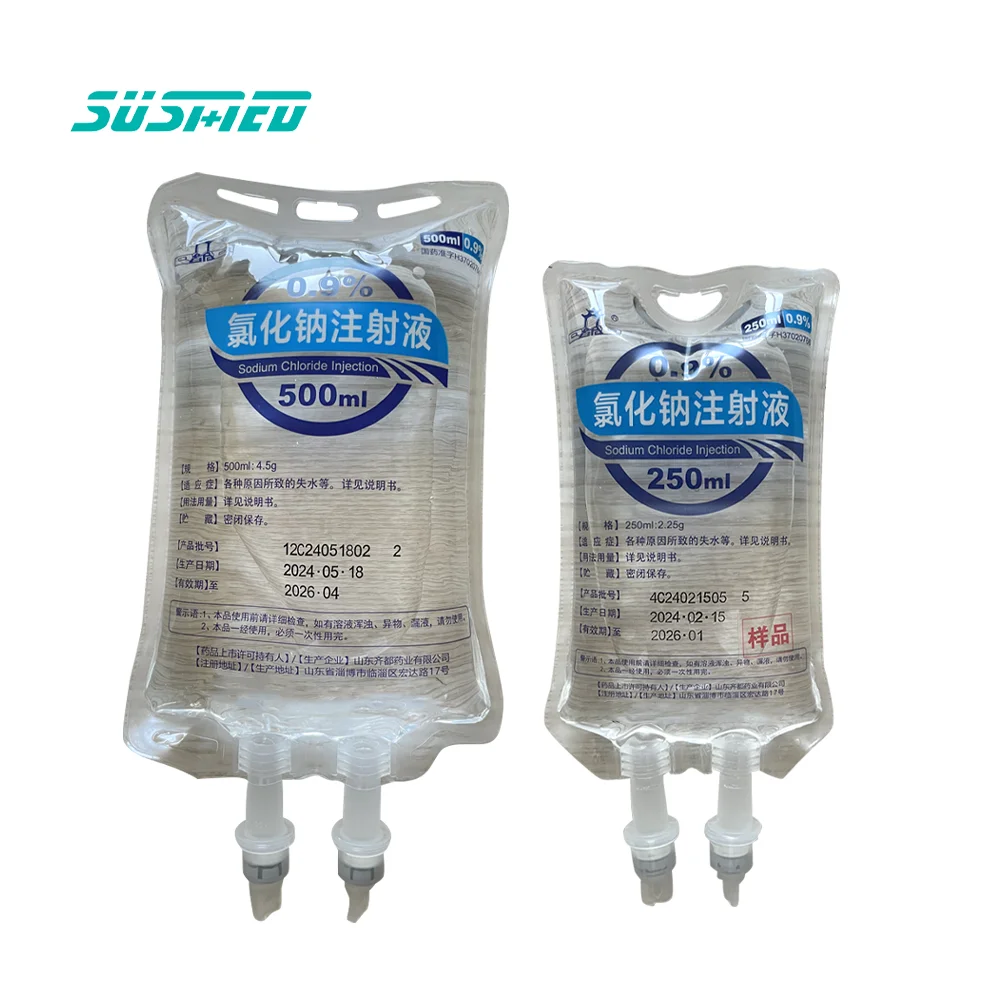 Medical Supplies 500ML Sodium Chloride Physiological Solution Infusion Bag Saline Solution