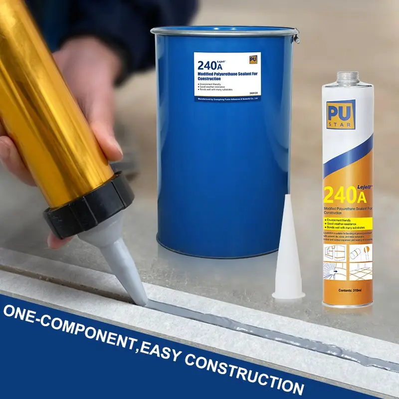 Lejell240A 600ML Good Bonds With Many Substrate SPU Sealant PU40 For Construction