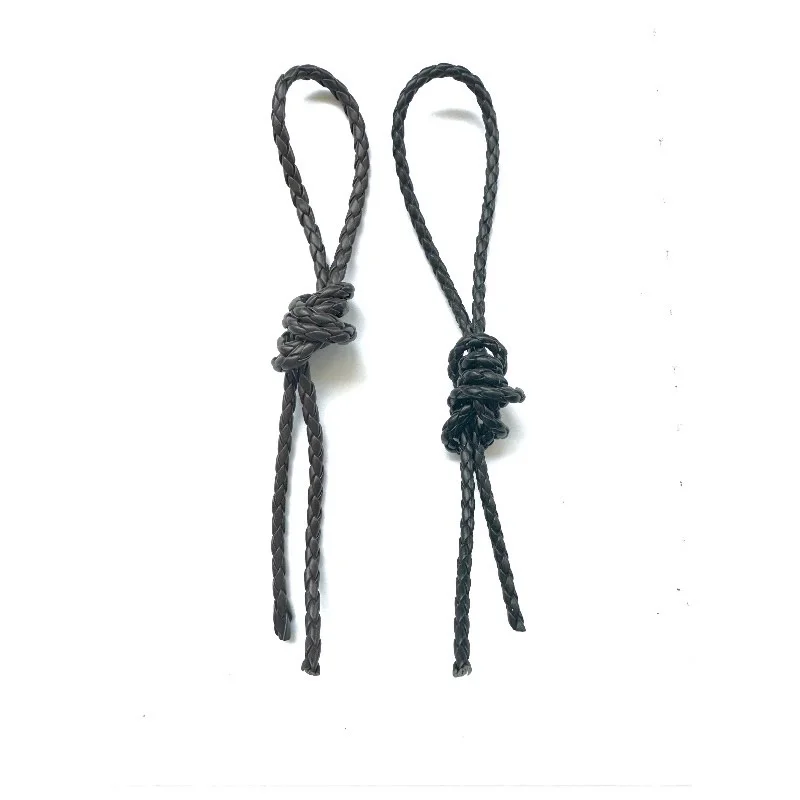 4mm 5mm Braided Weave Pu and Real Leather Cord String