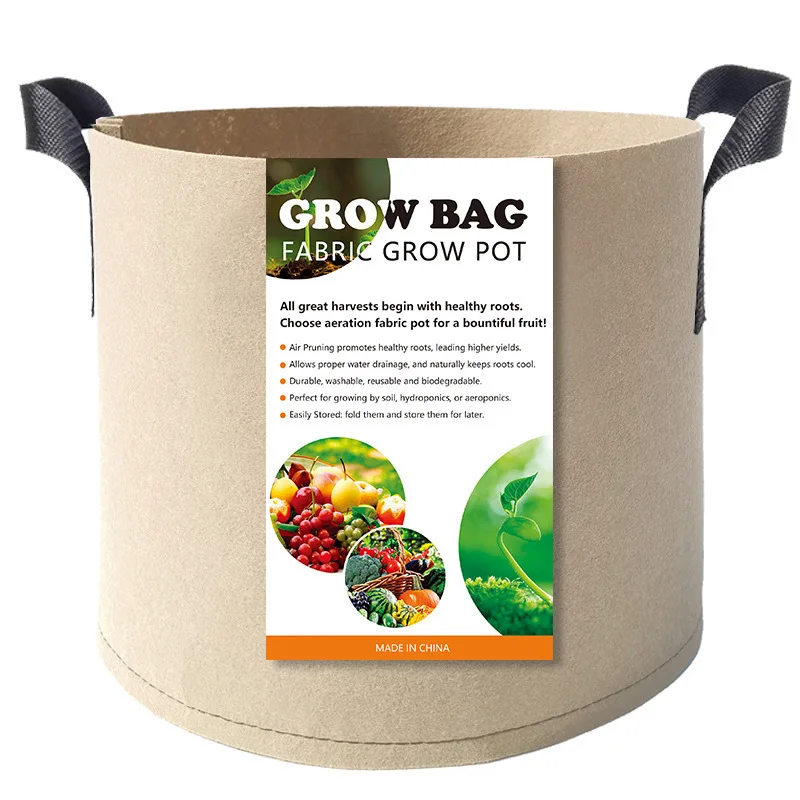 Diy Home Garden Tools 1-400 Gallon Big Plant Seedling Grow Bags Potato Strawberry Vegetable Seedling Growing Pots Plant Growth