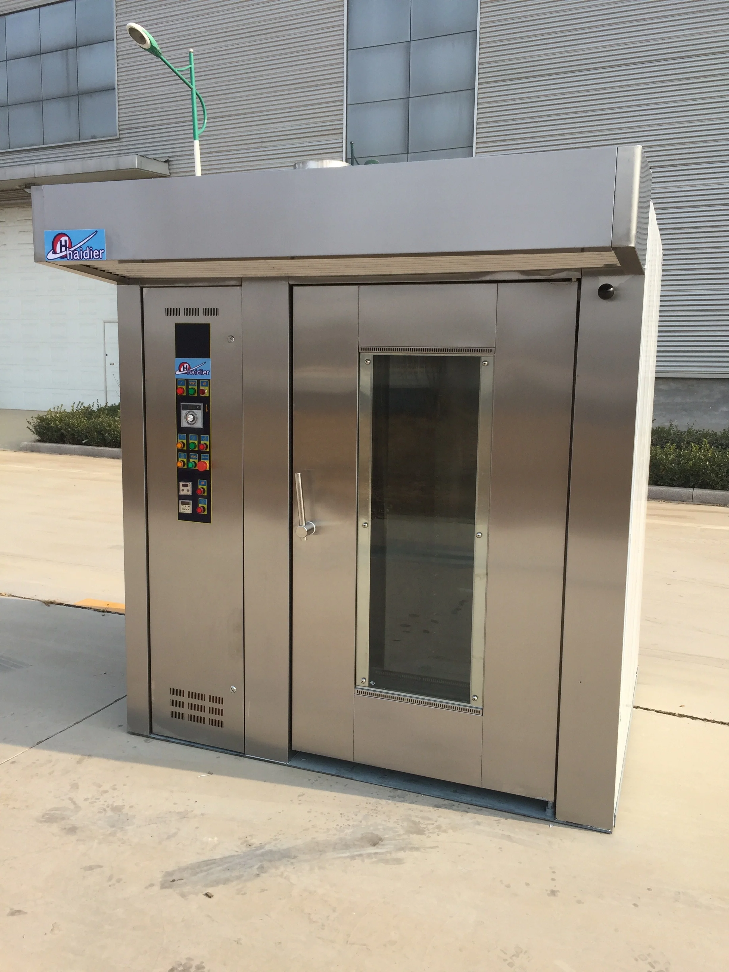 
64 trays bakery rotary oven price big gas trolley rack oven for baking loaf bread 