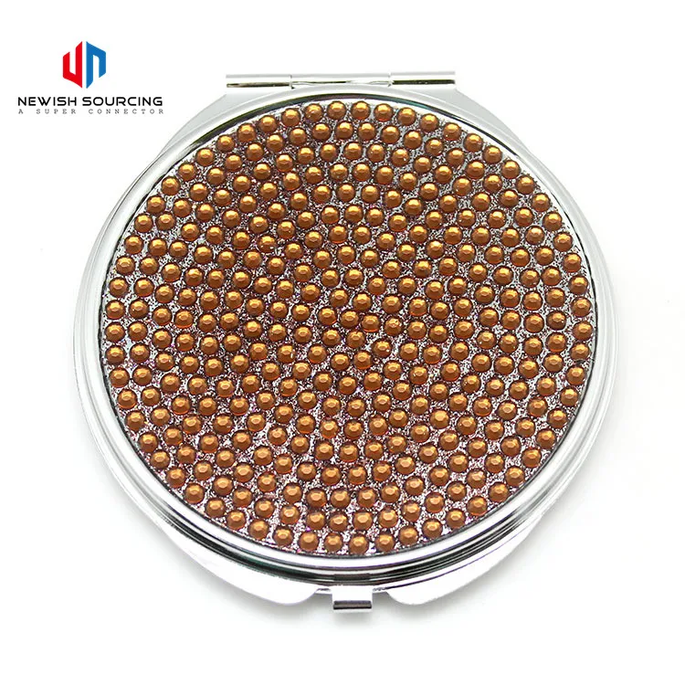 Wholesale Mini Plastic High Quality Single Sided Cosmetic Small Pocket Beauty Mirror