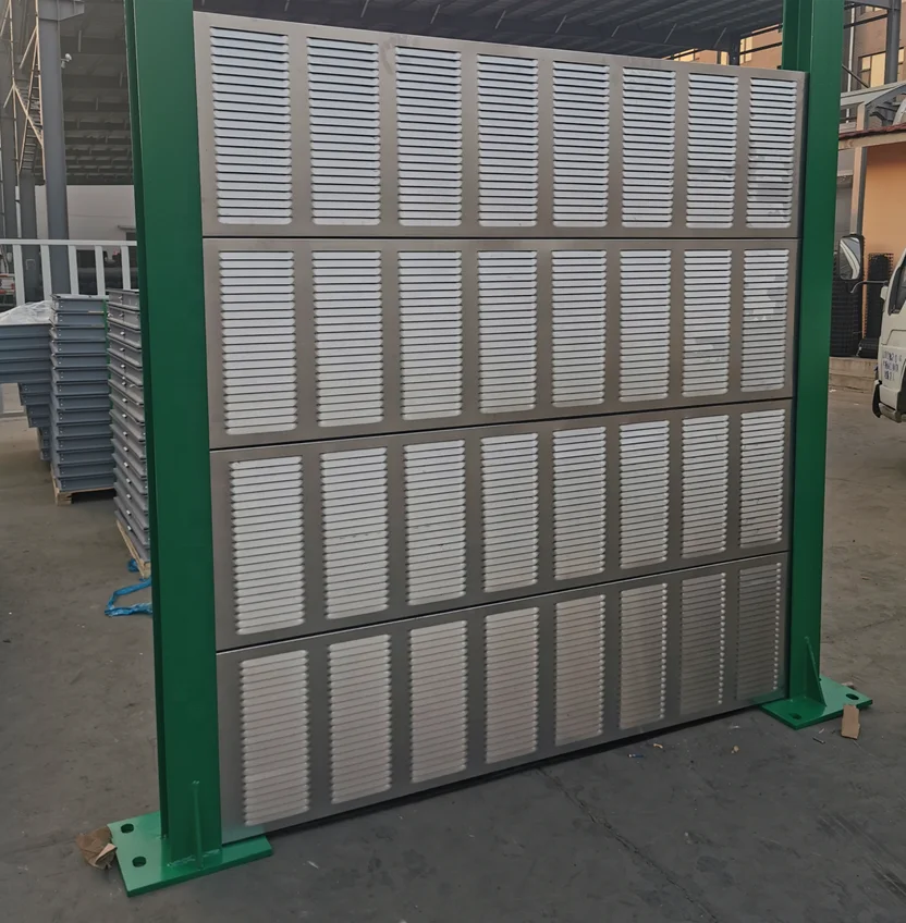 HEBEI JINBIAO September Promotion Perforated Aluminum 1.2mm thick Noise Barriers Sound Proof Wall For Highways