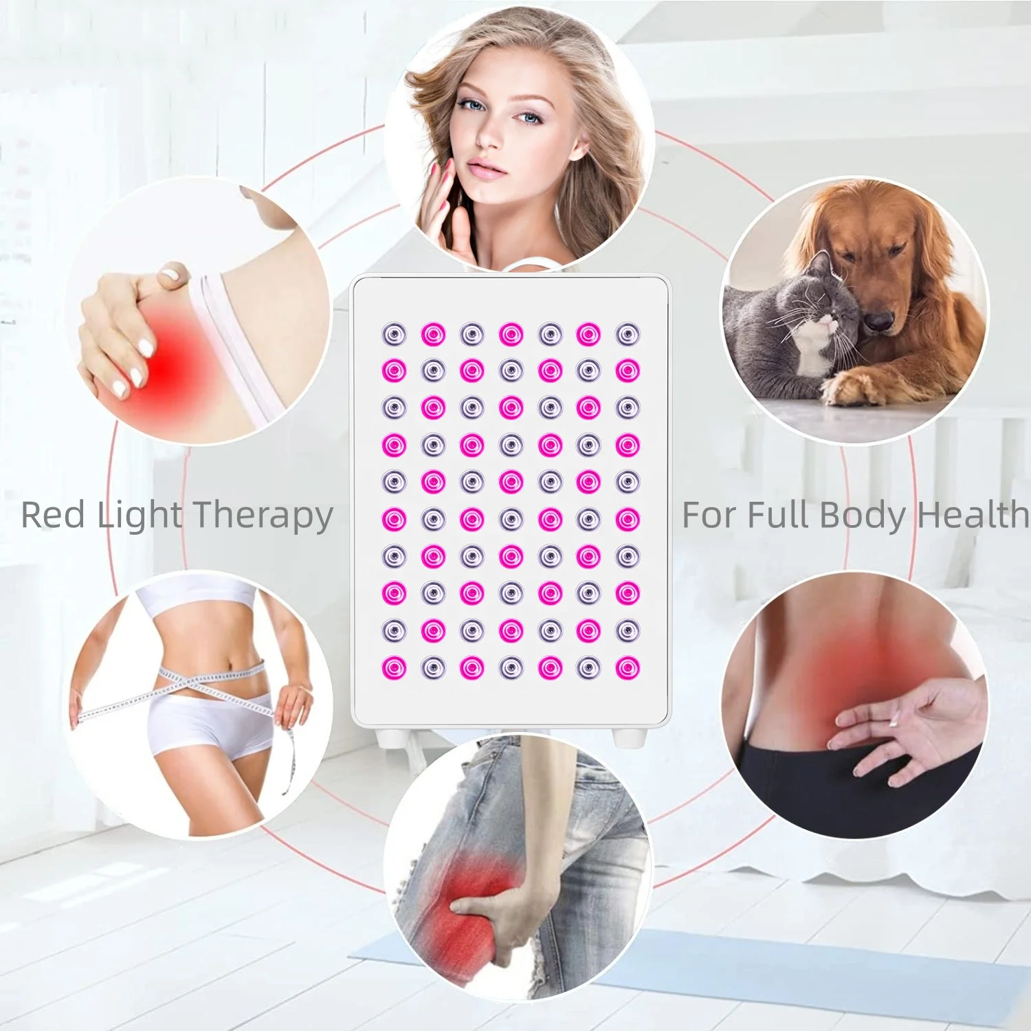 Christmas Creative Gift For Physical Discomfort Infrared Sauna 70pcs LED Full Body Infrared Lamp Device Red Light Therapy Panel