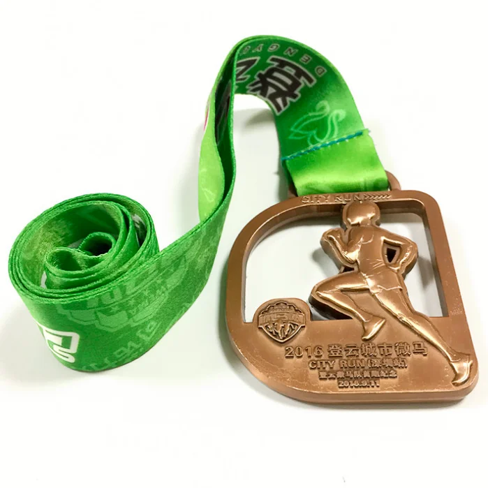 Wholesale China Factory Medal Awards Custom 3D Sports Medal Medallion Award For Marathon