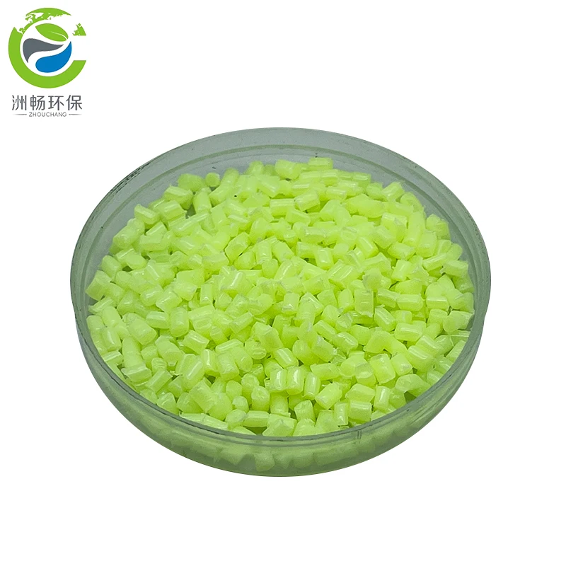 Optical Brightener fluorescent functional plastic pellets for Injection extrusion film blowing OB16 masterbatch