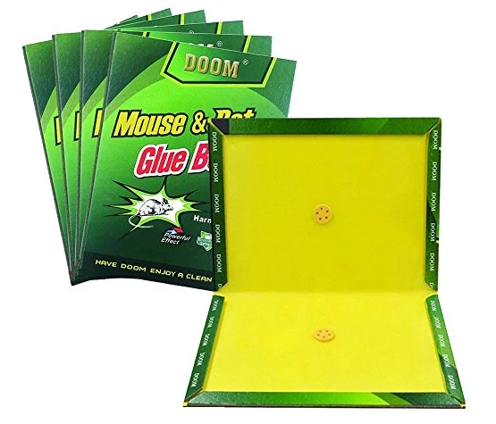 Wholesale Mice Killer adhesive Mouse trap Rat glue snare trap pitfall Sticky gel pad Paper trap Board for kitchen Farmland